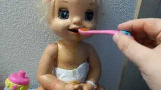 baby alive kimmy's potty training routine