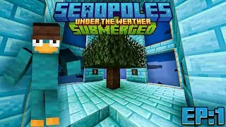 سكاي بلوك تحت البحر💧😱 البداية الجبارة🤩 | seaopolis submerged