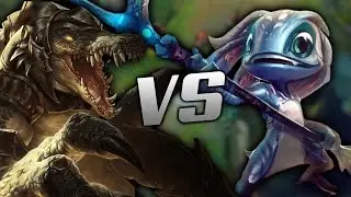 RENEKTON VS FIZZ! SUPER CLOSE 1V1! - League of Legends Gameplay