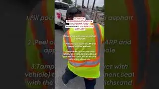 THE ONLY PERMANENT #POTHOLE REPAIR 🚨 americanroadpatch.com #potholes