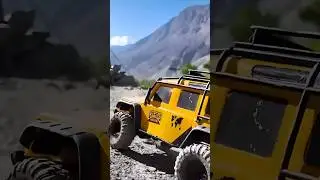 RC Trucks Adventure! 🚙💨 Black & Yellow Conquer Rocks! #shorts #rctruck  #rccar