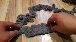 videonávod, ako začať pliesť deku z priadze alize puffy bez rátania očiek