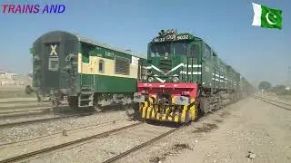 RAIL FANNING IN RURAL PUNJAB WITH NATURAL COLORS OF RURAL LIFE