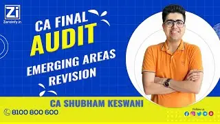 CA Final Audit | Emerging Areas Revision | CA Shubham Keswani