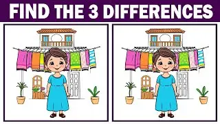 Find The Difference, Find 3 Tricky Differences | Only Genius Can Find | Puzzle Game Challenge#67