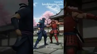 Epic Ninja vs Samurai Showdown! Anime-Style Battle You Can't Miss 🔥