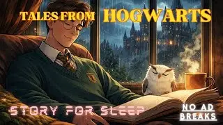 TALES FROM HOGWARTS I Rainy Ambiance  I Harry Potter Story For Sleep