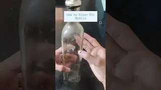 Greasy Oil Bottle Cleaning #shorts #kitchen #home #cleaning