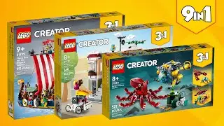 ALL LEGO&reg; Creator 3in1 2022 2HY [9in1](2283 pcs) Step-by-Step Building Instructions | TBB