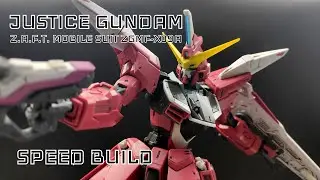 MG JUSTICE GUNDAM Z.A.F.T. MOBILE SUIT ZGMF-X09A - FULL SPEED BUILD