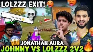 JONATHAN vs LOLZZZ 🤫 LOLZZZ EXIT 😳 AFTER SEEING JONATHAN AURA 📈 2v2 WOW MODE 🔥 | GODL 
