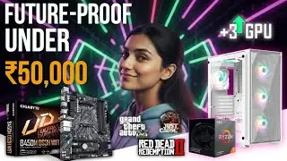 Future-Proof Gaming PC Build Under ₹50,000 | Ryzen 5 5500GT + RTX Ready Setup 🔥
