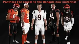 Panthers Fan reacts to the Bengals new uniforms! NFL 2021 Offseason!