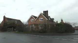 Driving From Wick, Pershore To Little Comberton, Worcestershire, England. Wednesday, 1st March 2023