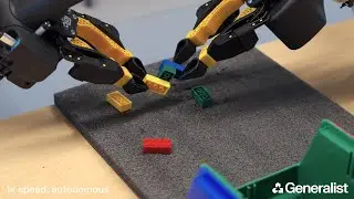 Robot cleans up and sorts Legos | Generalist