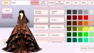 MiO Aida New princess Ball Gown Brown 🤎✨🎀(Easy Tutorial)#ballgown#viralvideo#sakuraschoolsimulator 