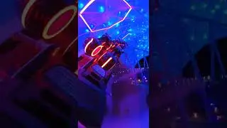Let's ride TRON ARES #shorts #viral #rollercoaster #themepark