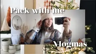 VLOGMAS DAY 3, 2020 // PACK WITH ME