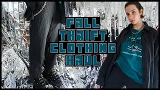 A VERY LATE E-GIRL FALL THRIFT CLOTHING HAUL 2021 | ✷ Thrifted Egirl Basics ✷