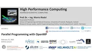 2021 High Performance Computing Lecture 6 Parallel Programming with OpenMP Part1 💻