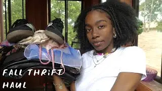 *BEST* FALL THRIFT HAUL! + TRY-ON | value world, goodwill, styling tips
