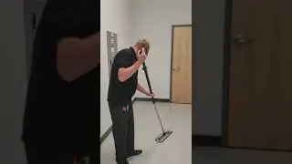 How to wax a VCT floor the easy way