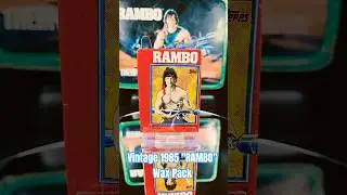 Винтажный набор восковых пластинок &laquo;RAMBO&raquo; 1985 года