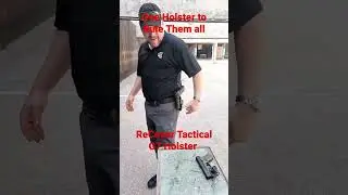 G7 Holster compatible with double stack guns that have a rail, all accessories and ambidextrous