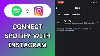 How To Connect Spotify With Instagram | How To Add Spotify Link In Instagram