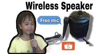 SHOPEE FINDS | UNBOXING WIRELESS SPEAKER | Ayha and Iyha VLOG