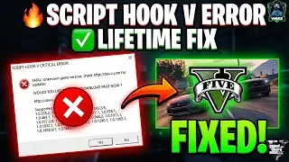 Script Hook V Critical Error | FATAL Unknown Game Version Fix | Lifetime Solution