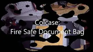 Fireproof Document Bag 15 x 11 Inches Non Itchy Silicone Coated Fire Resistant Bag Fireproof Safe St