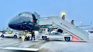 Из Калининграда в Минск в бизнес-классе Belavia | Embraer 195LR