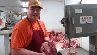 Cutting a Beef Carcass