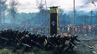 Nilfgaardian Army VS Redanian Army - The Witcher 3 Massive NPC War!