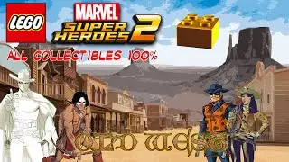 LEGO Marvel Super Heroes 2 - Old West 100% (All Collectibles)