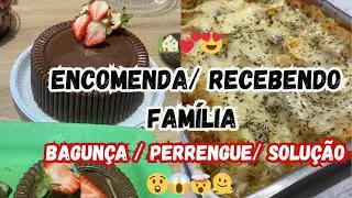 Primeiro Bolo bombom + Jantar em Família | Vlog Real com Perrengue e Amor ! 