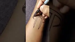 very easy tattoo by pen          #tattoo #temporarytattoo #tattoodesigns #asmr #art #tattooideas