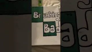 Breaking bad logo painting #fyp #shorts #art #painting #canvas #breakingbad #logo