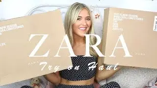 HUGE ZARA TRY ON HAUL & UNBOXING + PLT | SUMMER 2018
