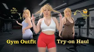 Gym Clothes Try-On Haul | Workout Outfits, Shorts & Bodysuits
