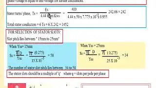 2021  Module 4   Design of IM  length of air gap problems