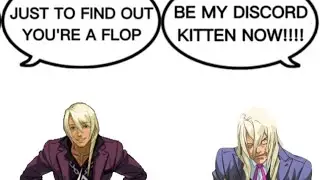 another ace attorney meme with the Gavin brothers lol