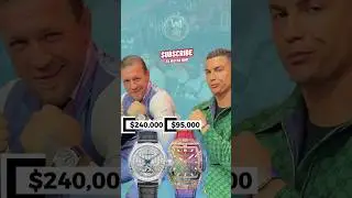 Cristiano Ronaldo & Conor McGregor Face Off in $335,000 Worth of Watches 💥⏱️