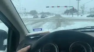 Lubbock texas weather January 25,2026 driving down University