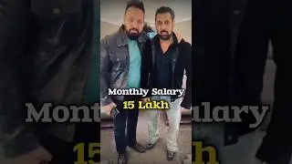 Salman Khan's Bodyguard Shera's Monthly Salary #salmankhan #bodyguard #xrmusicofficial #shorts