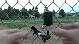 FenceClip Mini + Positioning Arm.  Small and Tight Setup for any Camera.  All Metal.  Rock Solid.