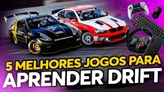 OS 5 MELHORES JOGOS PARA APRENDER DRIFT PRA VIDA REAL! GUIA DEFINITIVO #jogos #drift #simulador