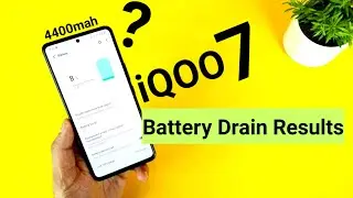 iQOO 7 battery draining test results day 1 with SOT