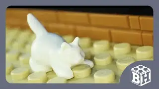 LEGO PLAYING CAT/ BrickHario